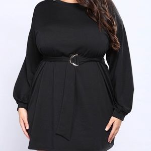 Cute long sleeve mini dress